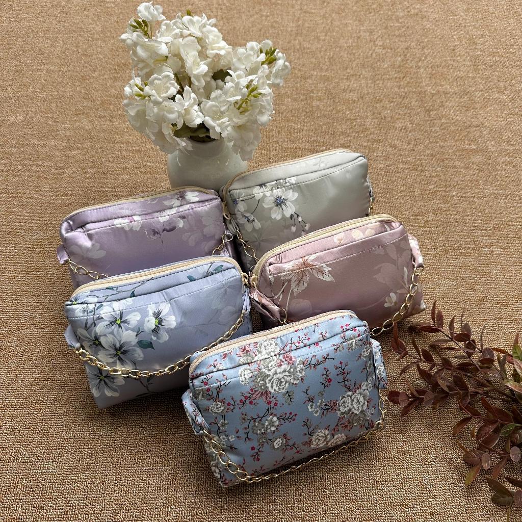 Mini Mukena - Mukena Dewasa 2in1 Armani Silk Premium Motif Maudi Series