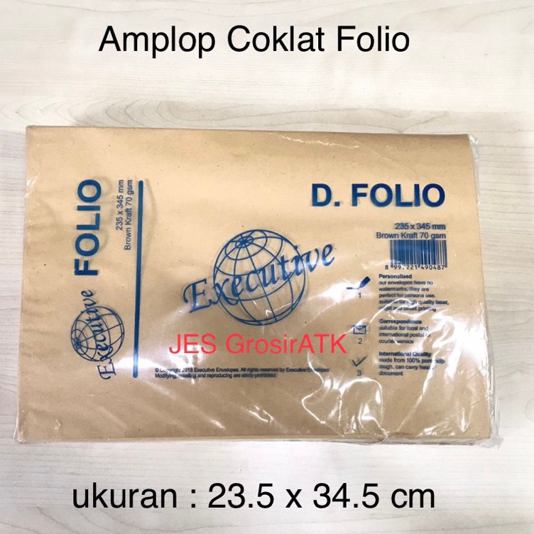 

p7Best Seller Amplop Coklat Folio Polos tidak ada lem K8