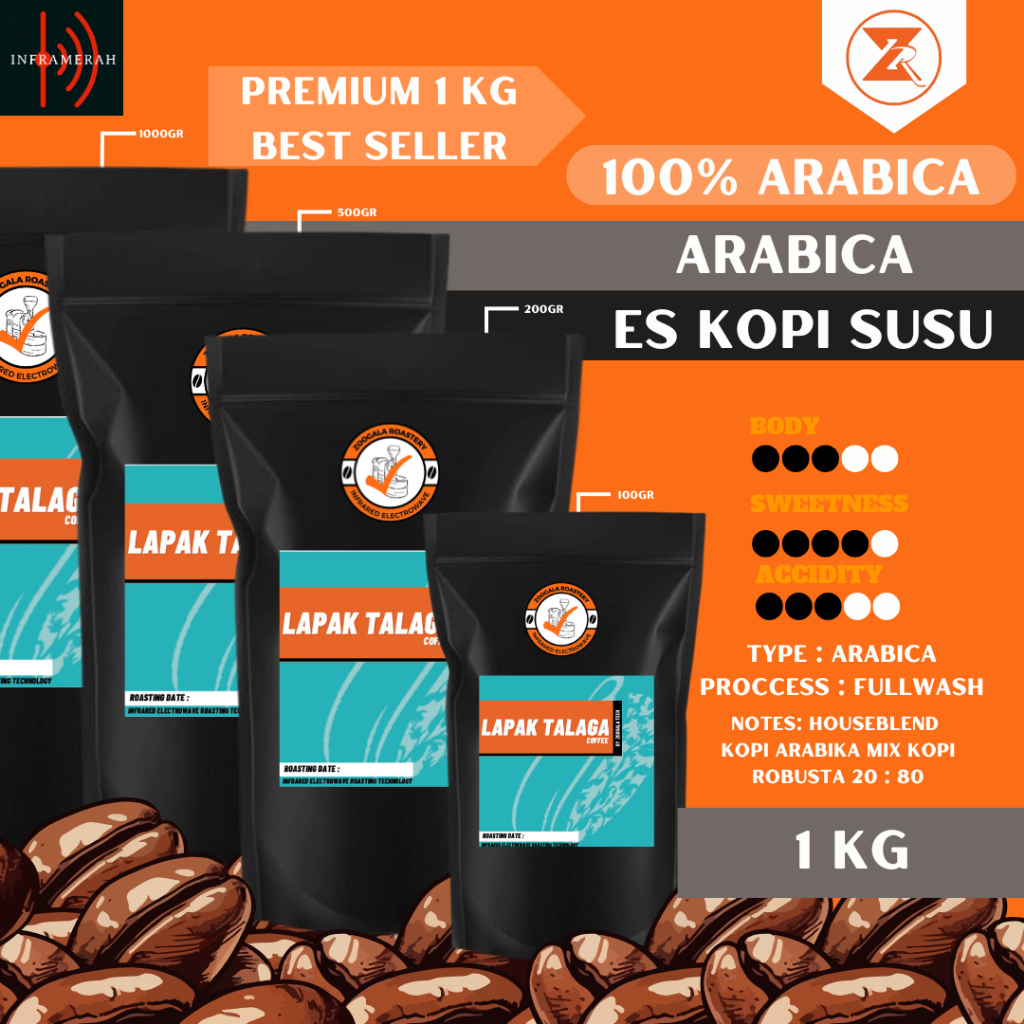 

Kopi House Blend Jawa Barat - Es Kopi Susu 1 KG