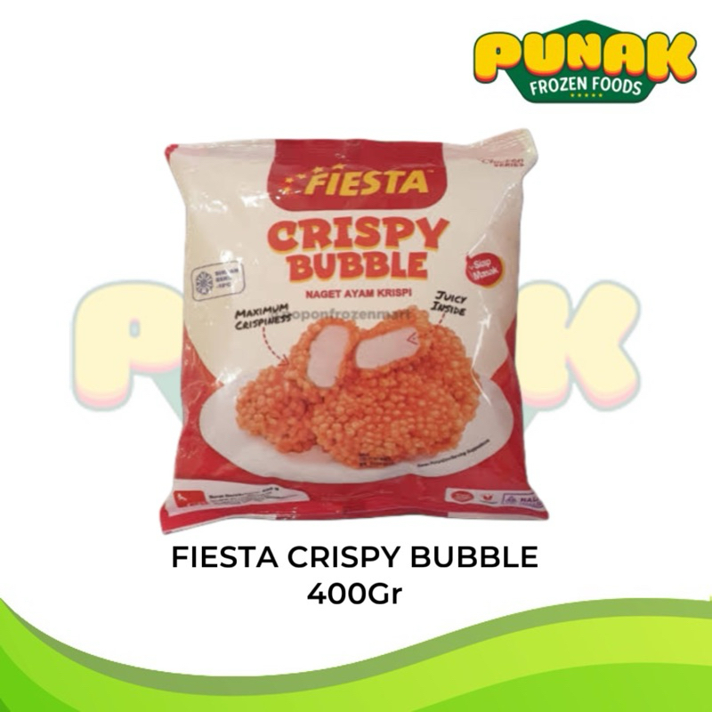 

FIESTA CHICKEN CRISPY BUBBLE NAGET AYAM KRISPI 400G