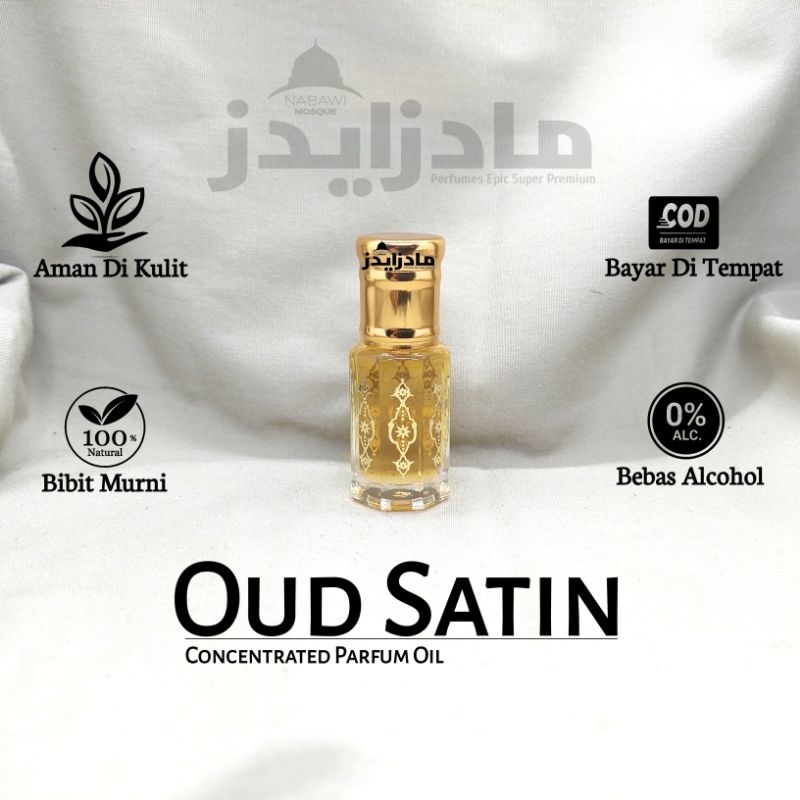 Parfum Oud Satin khas arab | Minyak wangi oud satin