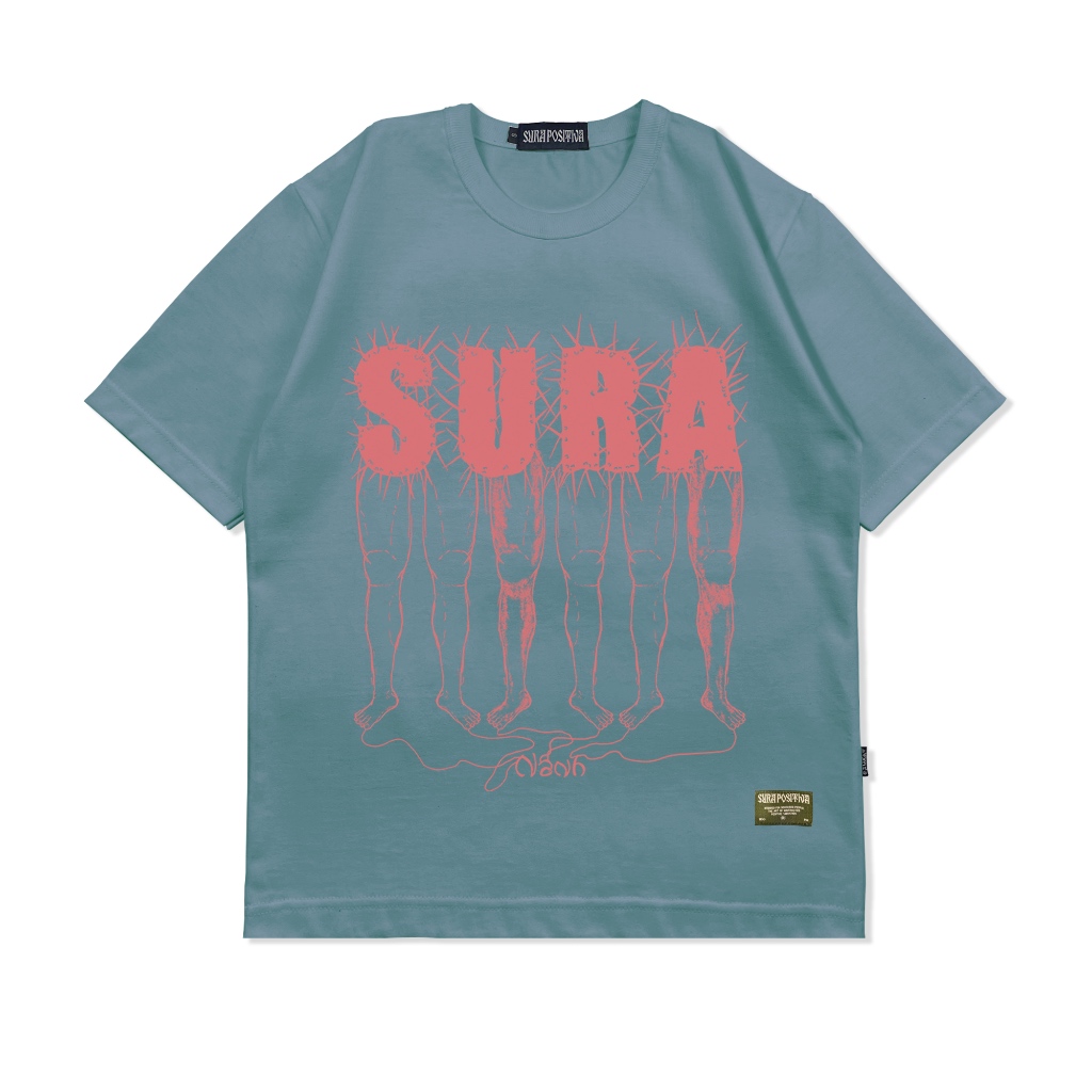 Sura Positiva - Tshirt (Fwall) Steel Blue