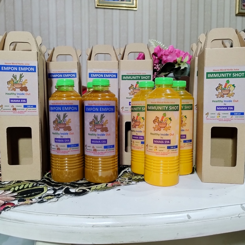 

Jamu Kesehatan Botol - Immunity Shot - Empon Empon oleh Mama SYA