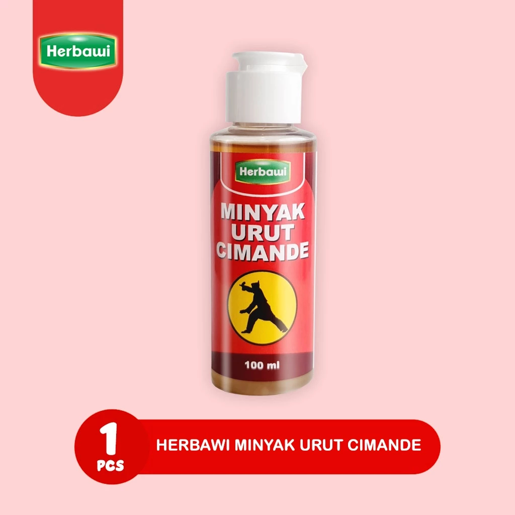 Herbawi Minyak URUT CIMANDE / Minyak Urut / Minyak Cimande / Minyak Urut Original Herbal 100ml