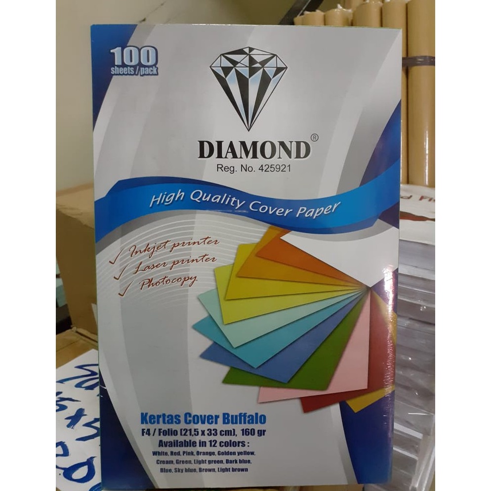 

mmTerlaku Diamond Kertas Cover Kertas Buffalo Kertas Jilid F4 Y72