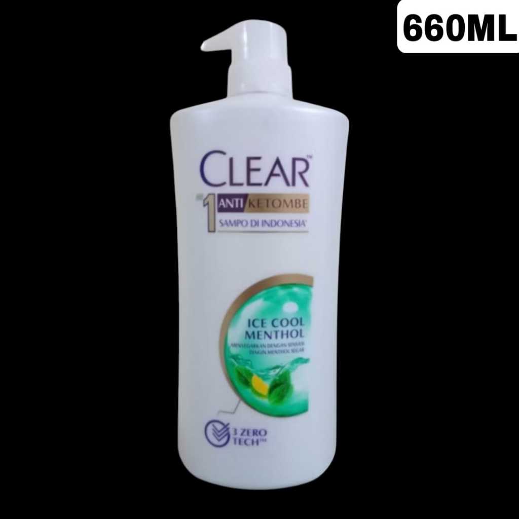CLEAR SHAMPOO ICE COOL MENTHOL 660ML