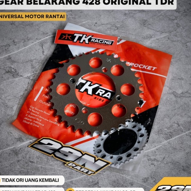 Baru Gear Belakang ORIGINAL TK RACING 428 415 31 32 33 34 35 36 37 38 39 RXZ RX King Jupiter Vega  4