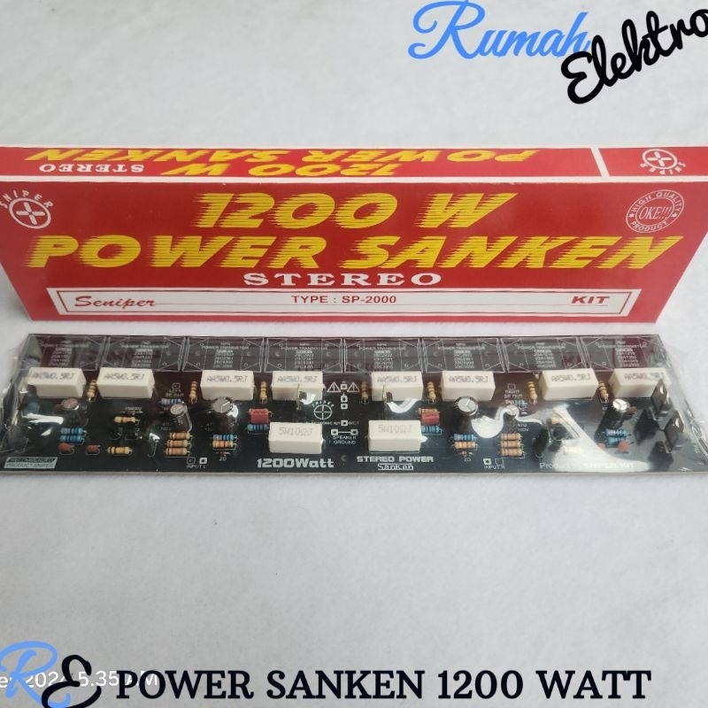 KIT DRIVER  POWER SANKEN 1200 WATT STEREO