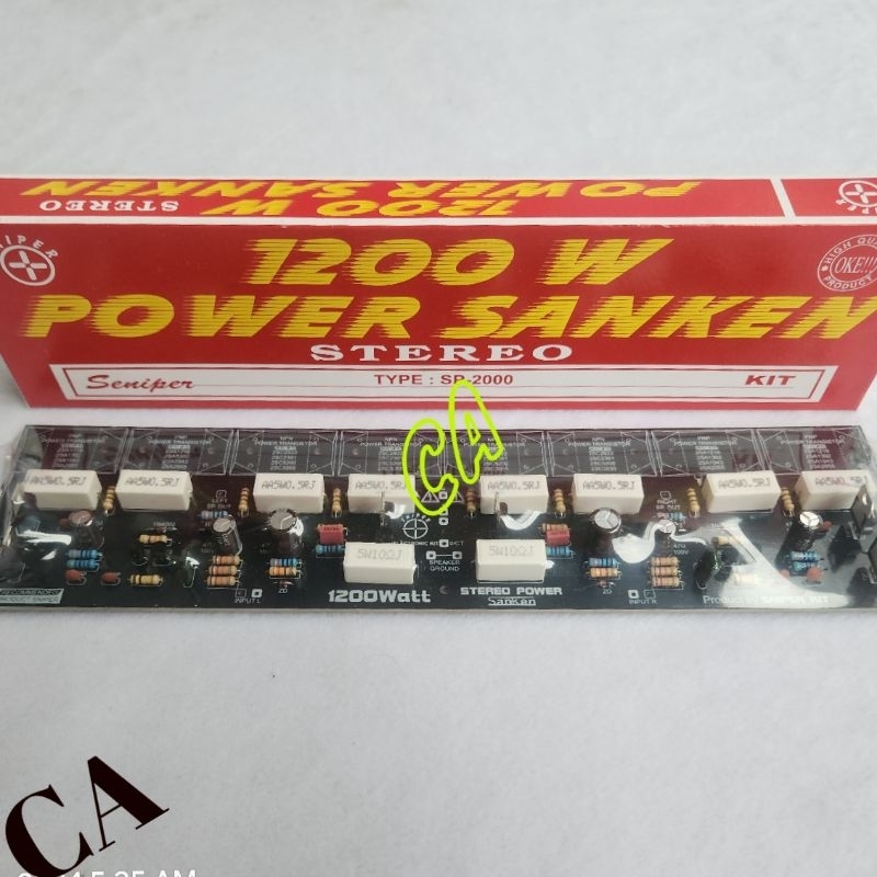 KIT DRIVER  POWER SANKEN 1200 WATT STEREO