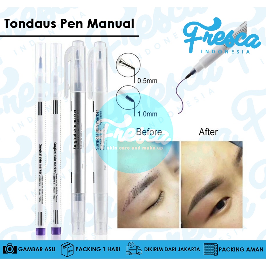 

TONDAUS SINGLE HEAD 0.5 0.10 pen surgical marker pen penanda sulam operasi pulpen spidol FRESCA