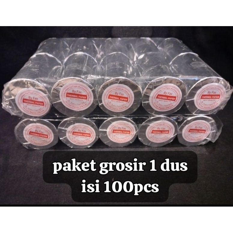 

kq Super Promo Kertas kasir thermal Edc 5857x4 paket 1 Roll1 Dus W95