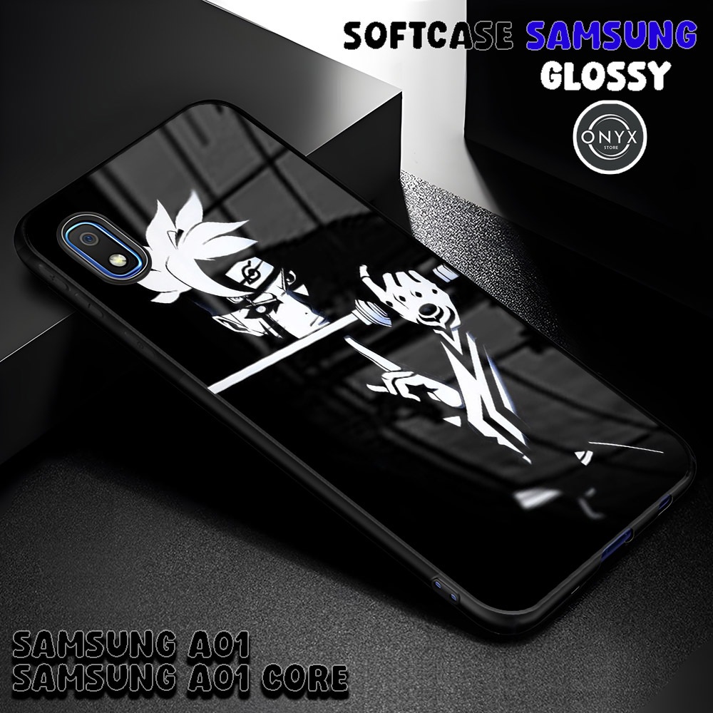 (AA15) Softcase SAMSUNG A01 | A01 CORE | BORUTO | Kesing Samsung Murah Keren Lucu | Case Glossy Sams
