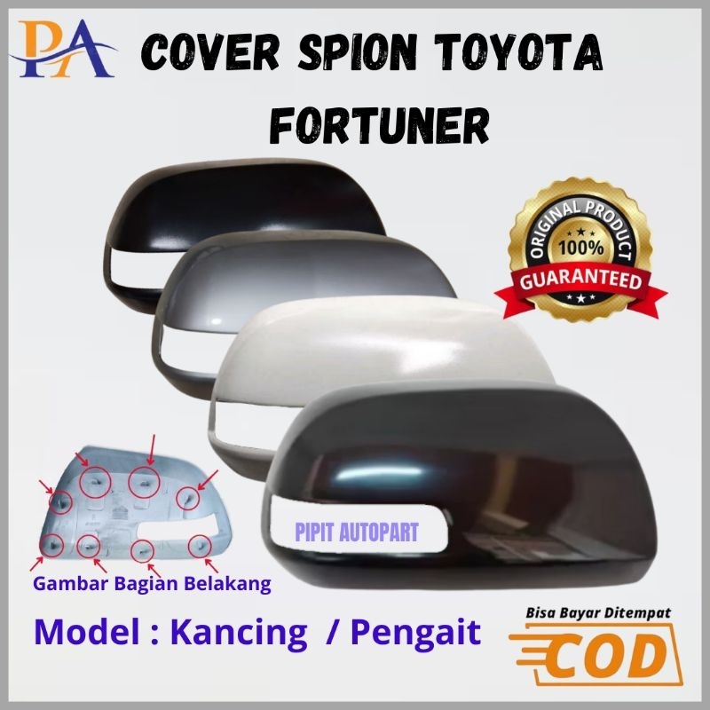 Cover Spion Fortuner 2012 2013 2014 2015