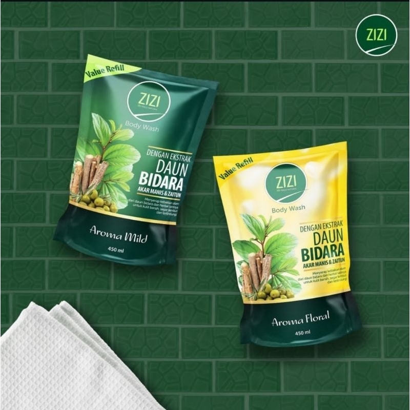 RB Sabun Cair Zizi Body Wash Ekstrak Daun Bidara 450ml