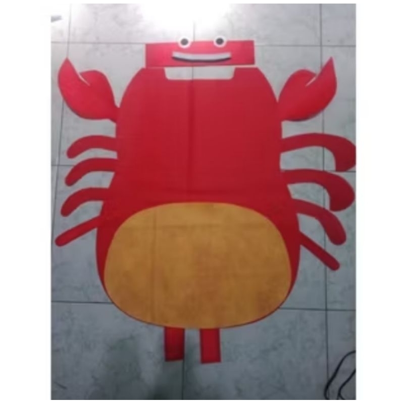 Kostum hewan pawai pentas karnaval seni kepiting,kancil,kucing,kumbang,ular,tirex,udang,gurita,singa