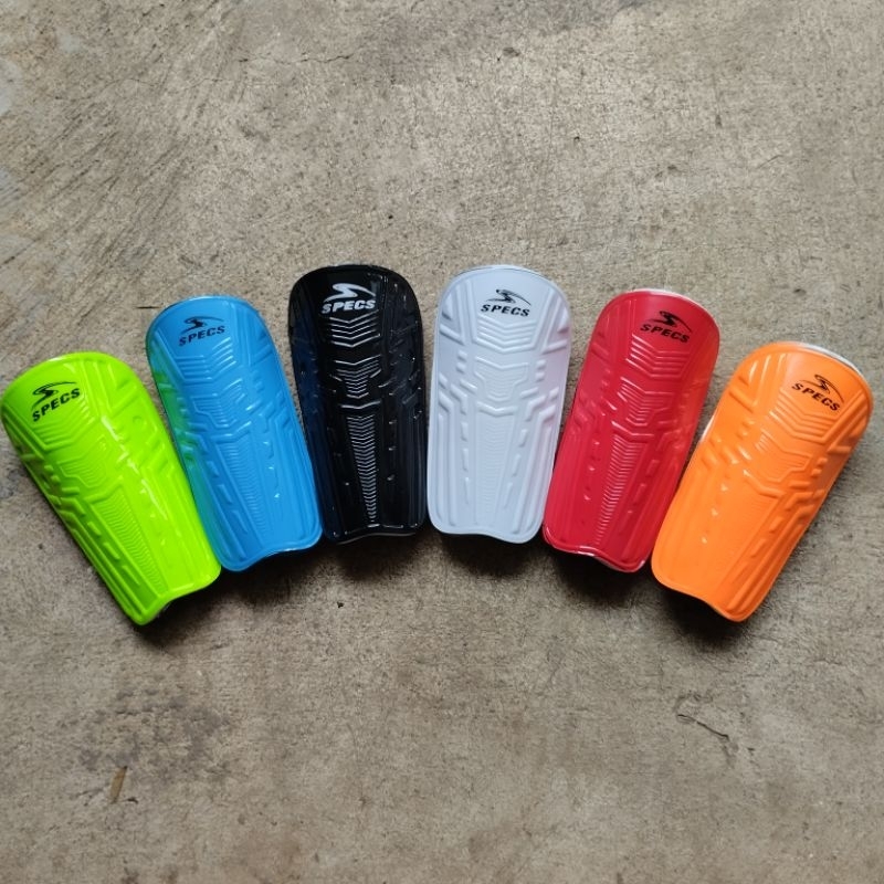 Skin Deker Embos Specs Shinguard Sepak Bola Futsal Anak Dewasa Olahraga Pelindung Tulang Kering Kaki