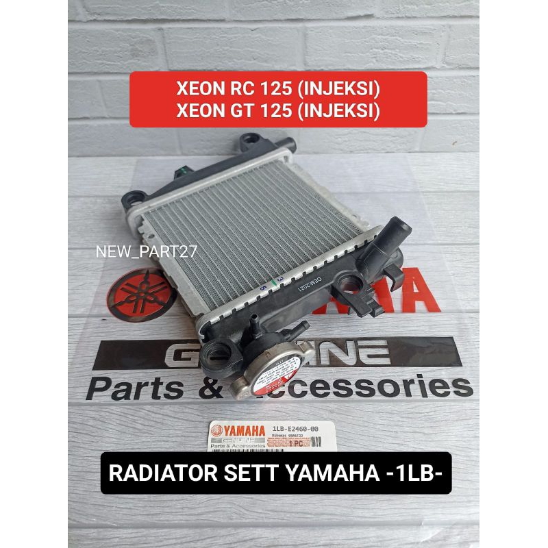 Radiator set/Assy (1LB) yamaha Xeon rc 125 injeksi/Xeon gt 125 injeksi