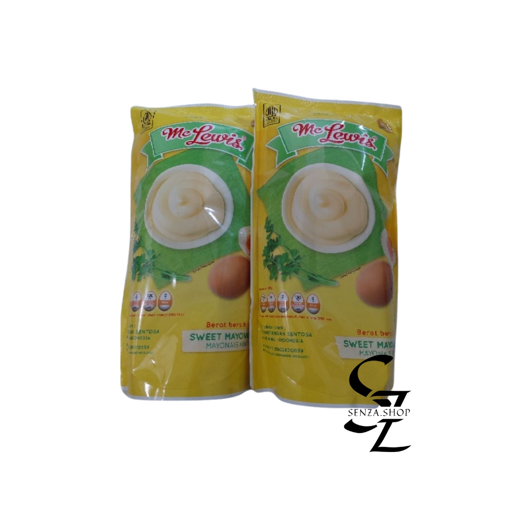 

Mc Lewis Mayo Sweet 500g Mayonnaise Manis 1 kg McLewis Mayonaise
