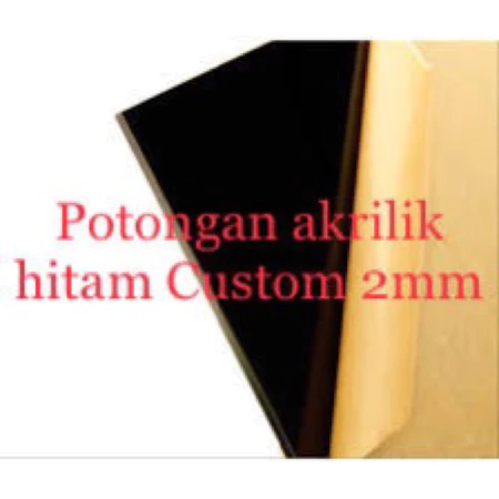 

Potongan Akrilik Custom 2mm Hitam 27 /cm Akrilik Hitam 2mm Custom
