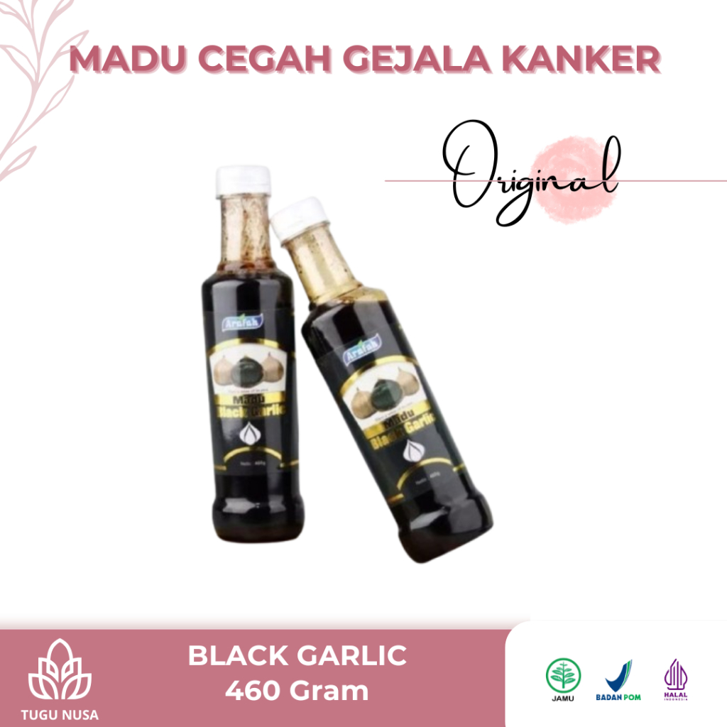 

Madu Black Garlic Arafah Bawang Tunggal Cegah Gejala Kanker 460 Gram