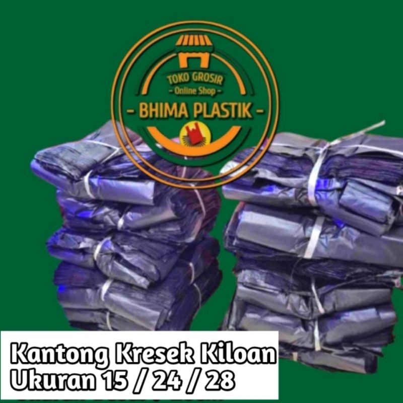 Kresek Hitam Kiloan Plastik Kresek Hitam Kiloan 1kg Besar Sedang Kecil