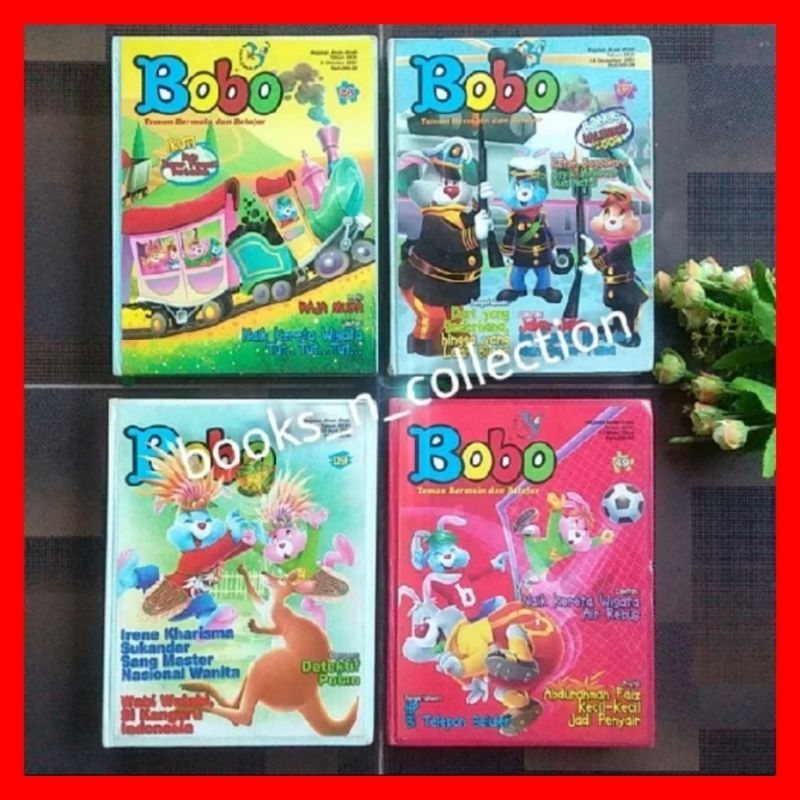 Bundel majalah bobo lawas tahun 2000an berat 1,5 kg