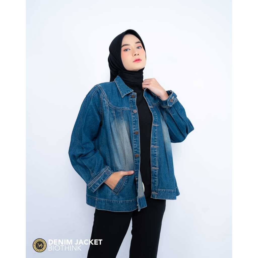 MAREMA - JACKET JEANS DENIM WANITA BIOTHINK KASUAL