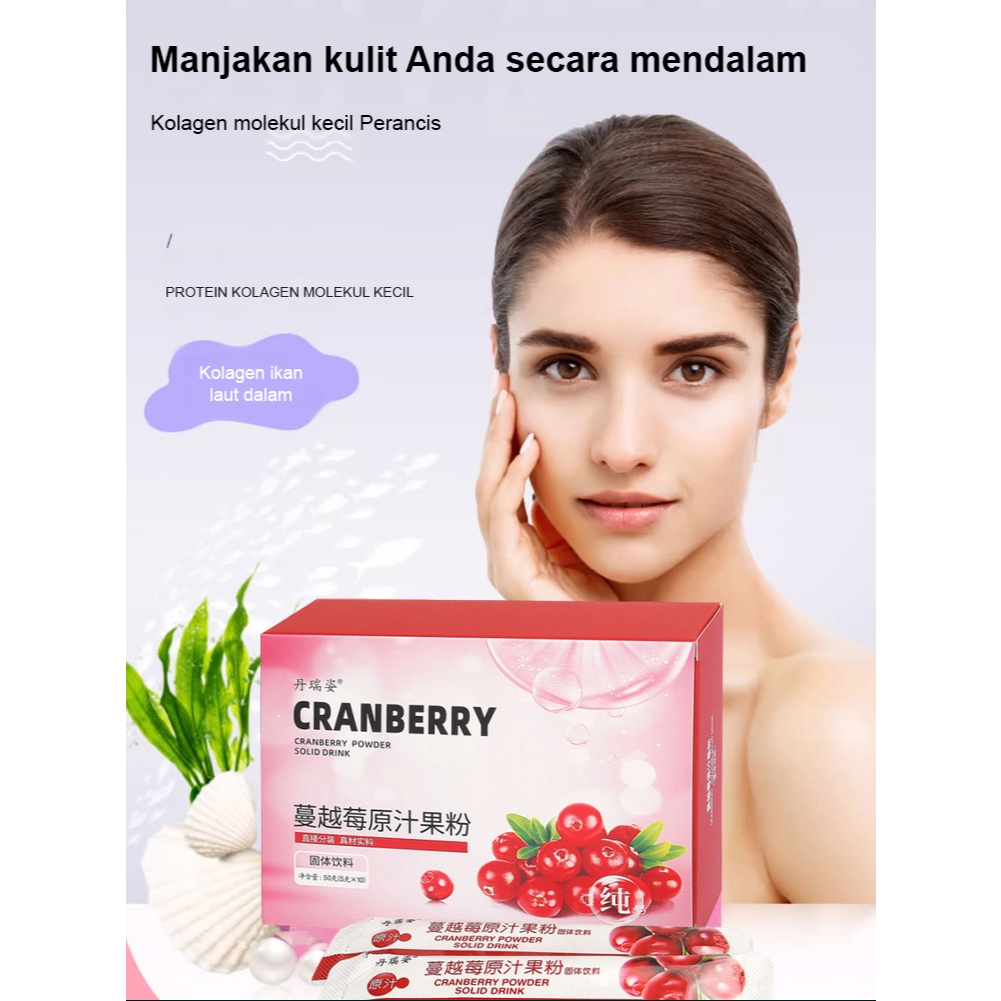 

⚡COD+Beli 1 Gratis 2⚡Bubuk jus cranberry/bubuk vitamin kolagen cranberry/bubuk vitamin cranberry/bubuk jus cranberry alami/minuman kecantikan kolagen/jus cranberry alami/bubuk cranberry alami murni