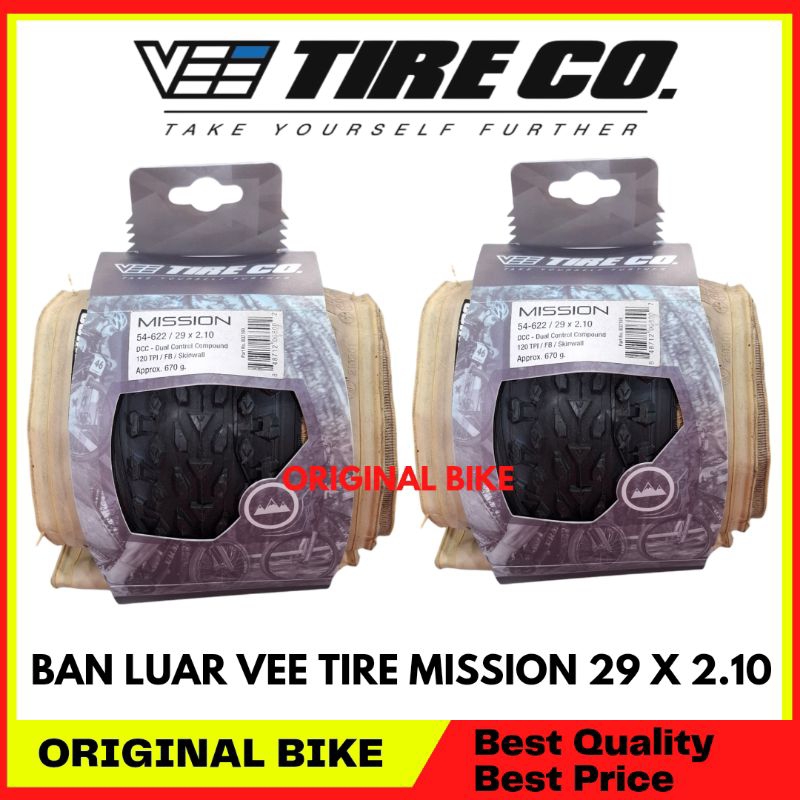 Ban Luar Sepeda VEE TIRE MISSION DCC 29 X 2.10 kevlar Original new