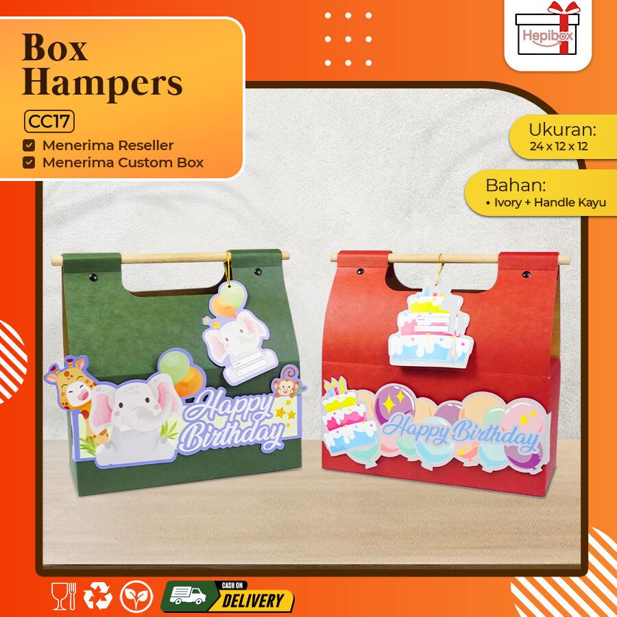 

Box Hampers Birthday / Box Jinjing Birthday / Souvenir Jinjing Birthday CC17