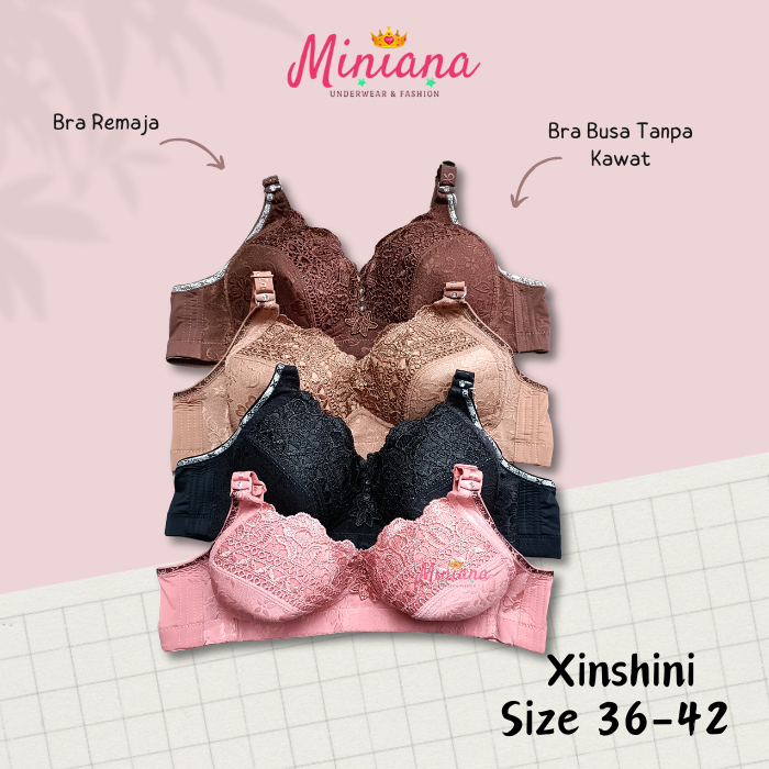 Bra Wanita Dewasa | Bh Wanita Dewasa | Bra Xinshini Remaja Murah | Bra Busa Tanpa Kawat