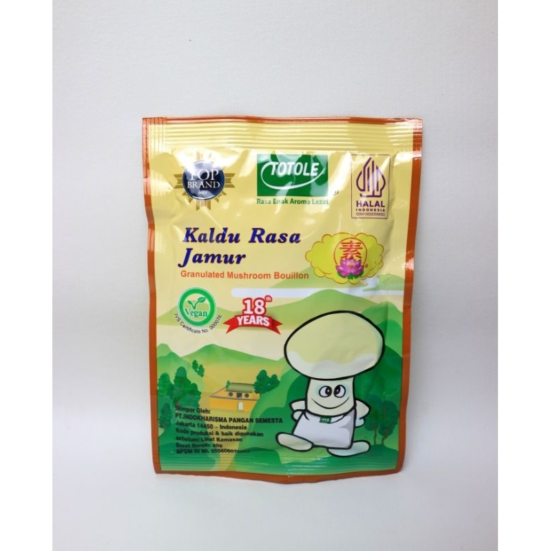 

Totole Kaldu Jamur - 40gram