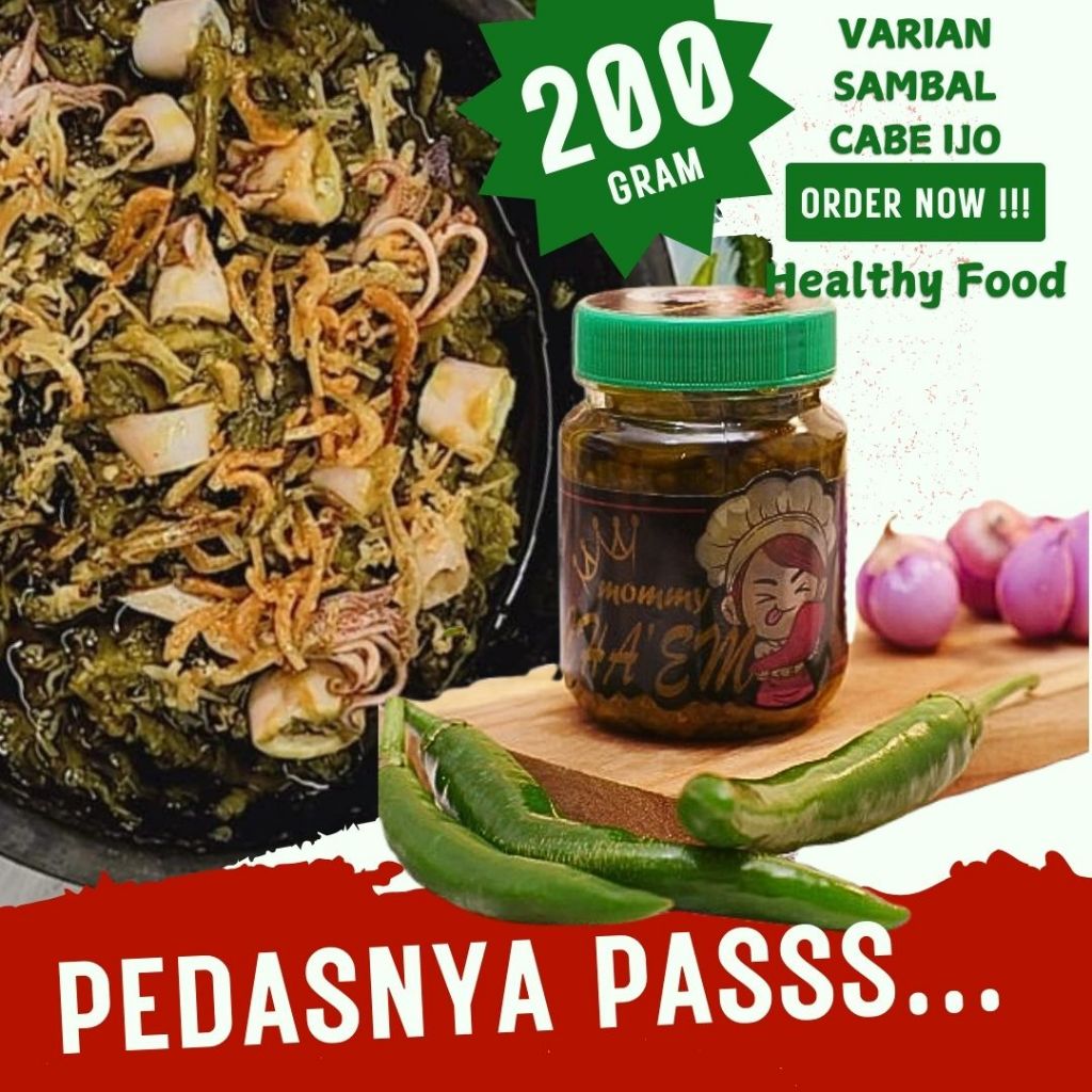 

SAMBAL CABE IJO CUMI ASIN TERI JENGKI MOMMY CHAEM