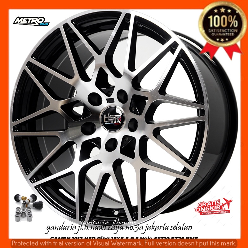 VELG PELEK RACING R18 RING 18 UNTUK MOBIL BMW F30 G20 E46 DLL HSR GAMEN