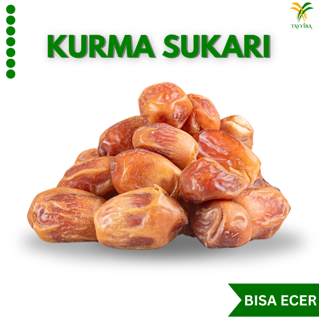 

Kurma Sukari Grade A Premium | Kemasan 1kg Dus 3kg | Sukkari Dates