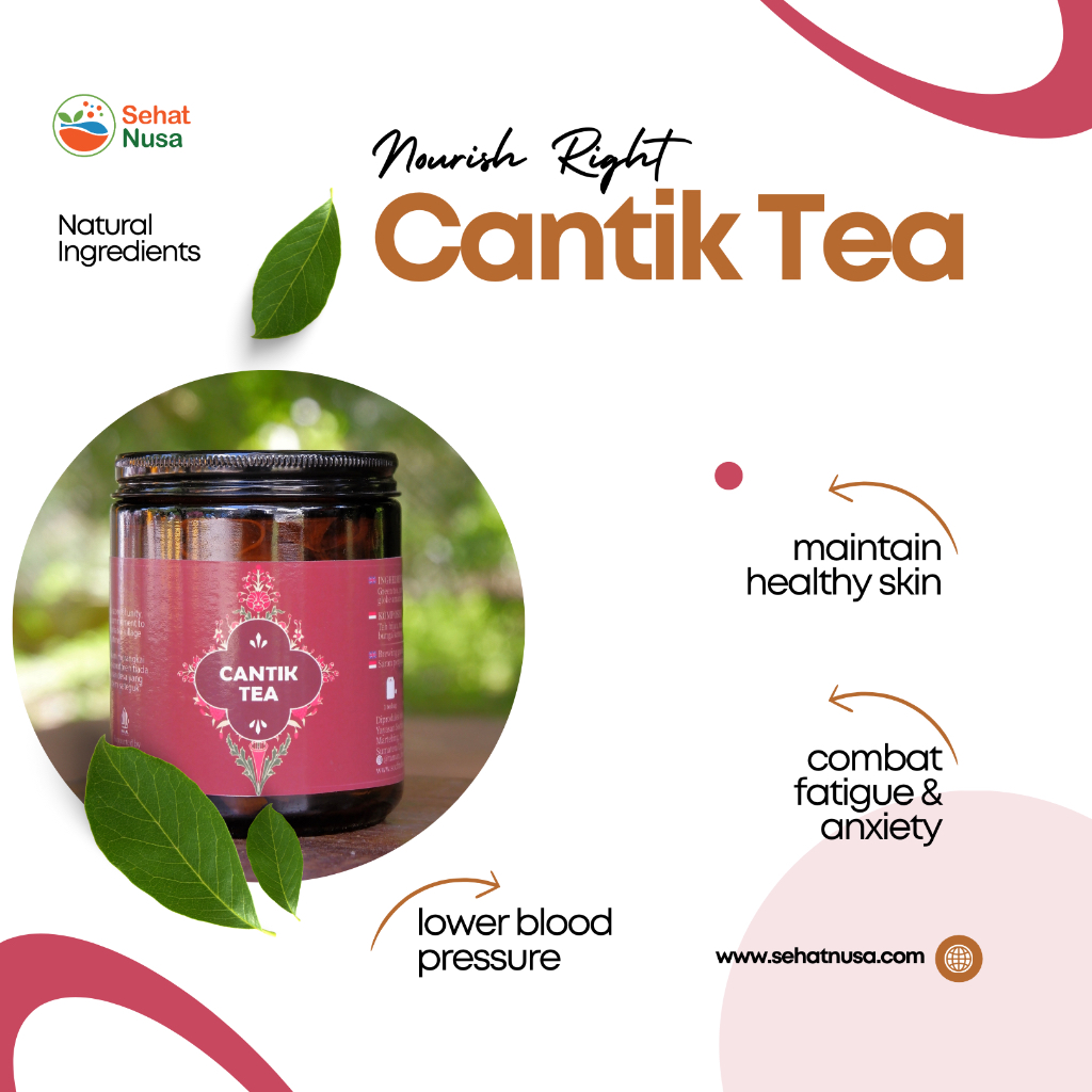 

Cantik Tea - Artisan Tea - Teh Celup Herbal Sehat Nusa by Taman Konservasi Socfindo