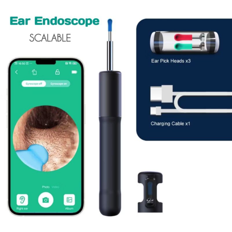 Pembersih Telinga Kamera korek kuping kamera Endoscope HD 1080 wifi waterproof Original