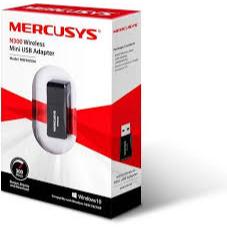 MERCUSYS Wi-Fi Dongle, N300 Wireless Mini USB Wi-Fi Adapter for PC/Desktop/Laptop, Supports Windows 