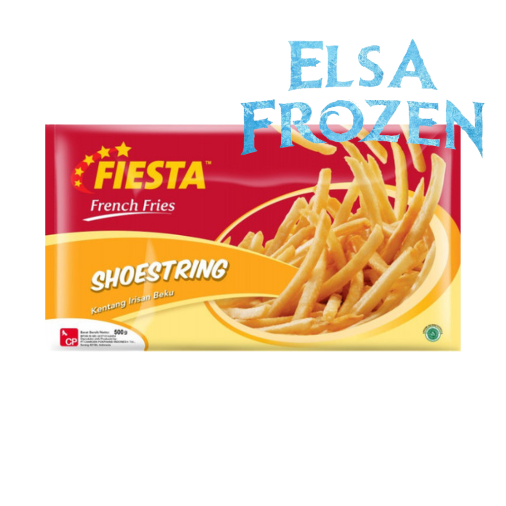 

FIESTA FRENCH FRIES SHOESTRING 500GR (KENTANG GORENG) 500GR