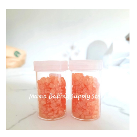 

Sprinkle SUGAR ORANGE Gula Oren Topping Hias Kue Cake Decor -+ 25 gr