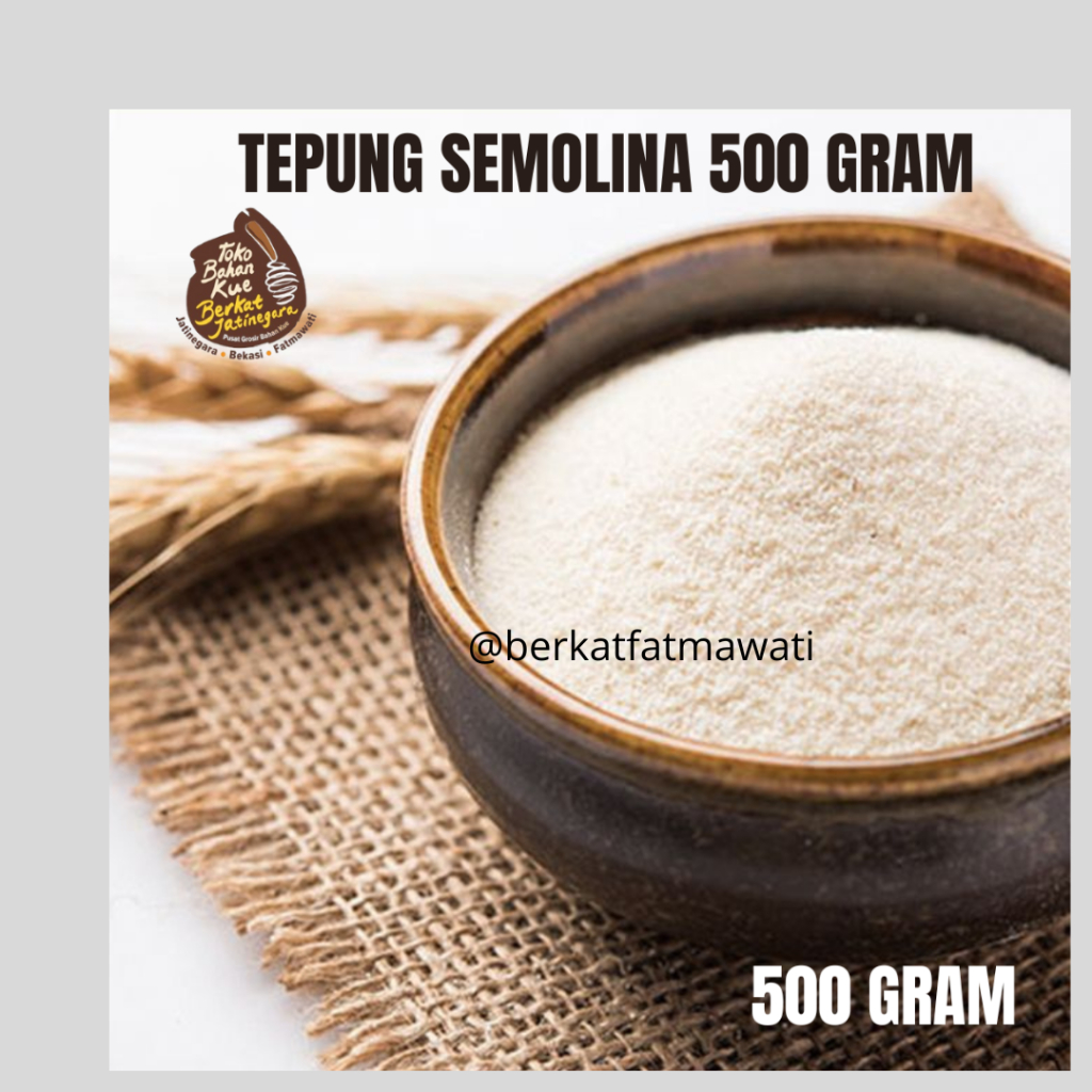

TEPUNG SEMOLINA 500 GRAM REPACK / 500 GRAM / SEMOLINA FASTA FLOUR
