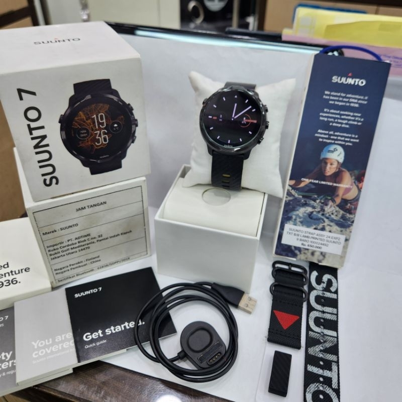 Suunto 7 Black Lime Ex Garansi Resmi Indonesia