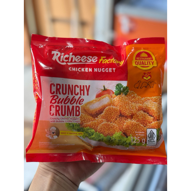 

Richeese Crunchy Bubble Crumb Nugget / Naget Crispy Richeese 125gr