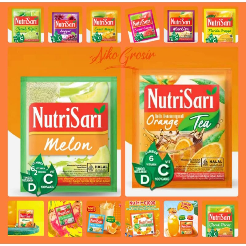 

NUTRISARI 1 PACK ISI 40 SACHETS