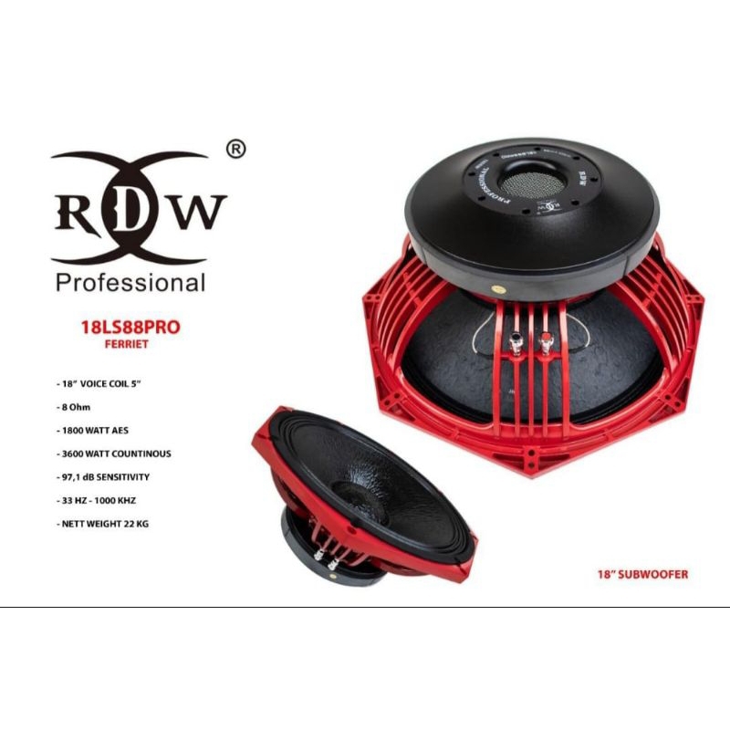 komponen speaker 18LS88PRO
