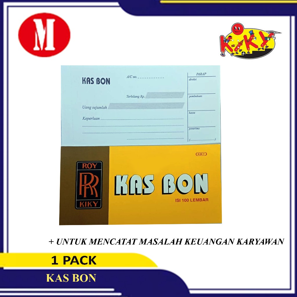 

KIKY Kas Bon 100 lembar Pack