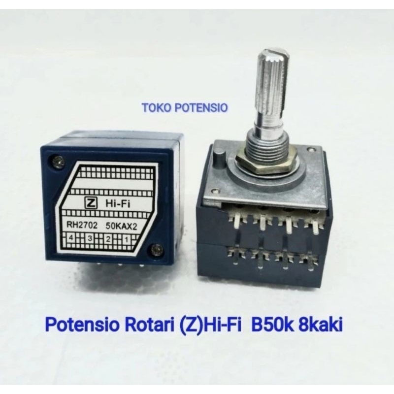 POTENSIO ROTARI 8KAKI 50K HI-FI