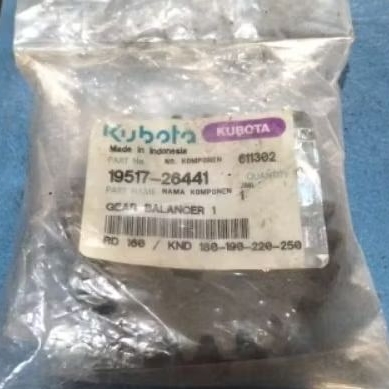 Rd160 gear balancer 1 gigi balance kubota rd160 knd 180 knd190 knd220 knd250 original