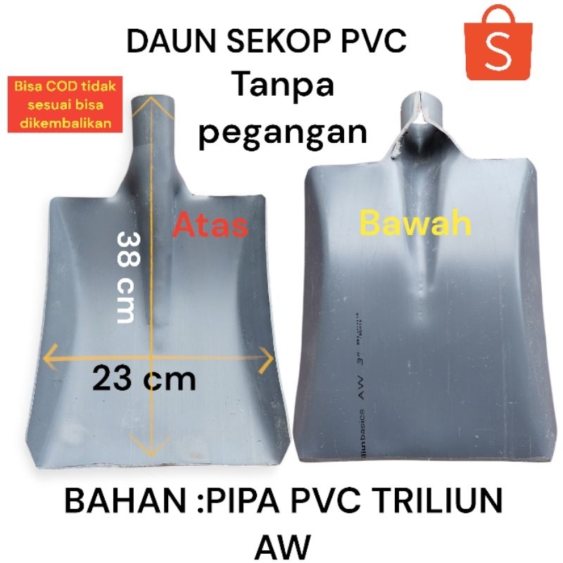 Sekop Pvc Tebal Kuat Dan Anti Karat Pipa triliun AW Daun Sekop Pvc