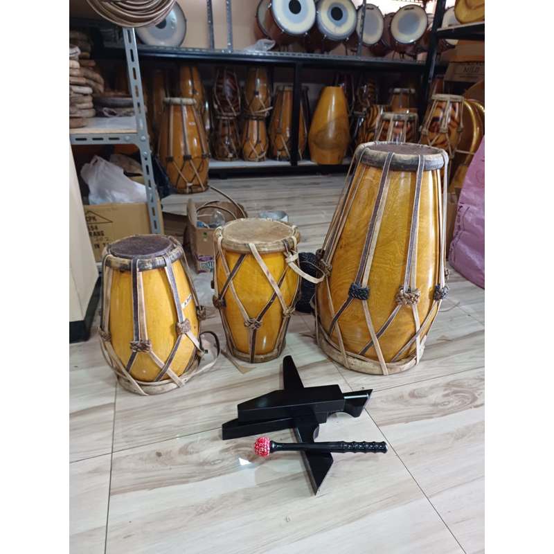 Kendang jaipong kayu Nangka 1 Set